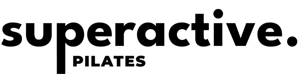 Superactive Pilates Black Logo